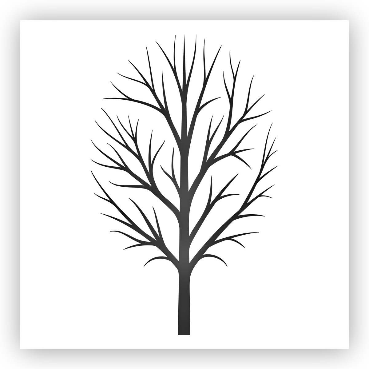 Leafless Tree Outline Printable