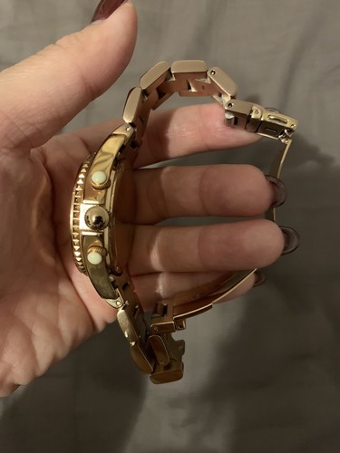 Marc Jacobs Ladies Rose Gold Rock Watch MBM3156 - Picture 3 of 3