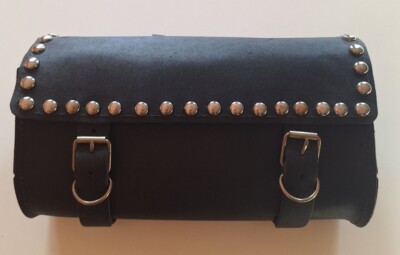 Leder Tool Bag Box Werkzeugtasche 32x17x10 Werkzeugrolle Harley Heritage Design