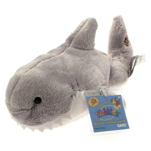 Neuf Webkinz Shark HM382 - Neuf Étiquette,Animal & Smoke-Free