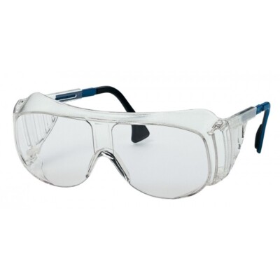 Uvex 9161005 Supravision Sapphire Glasses Over Glasses Transparent 3 Pcs