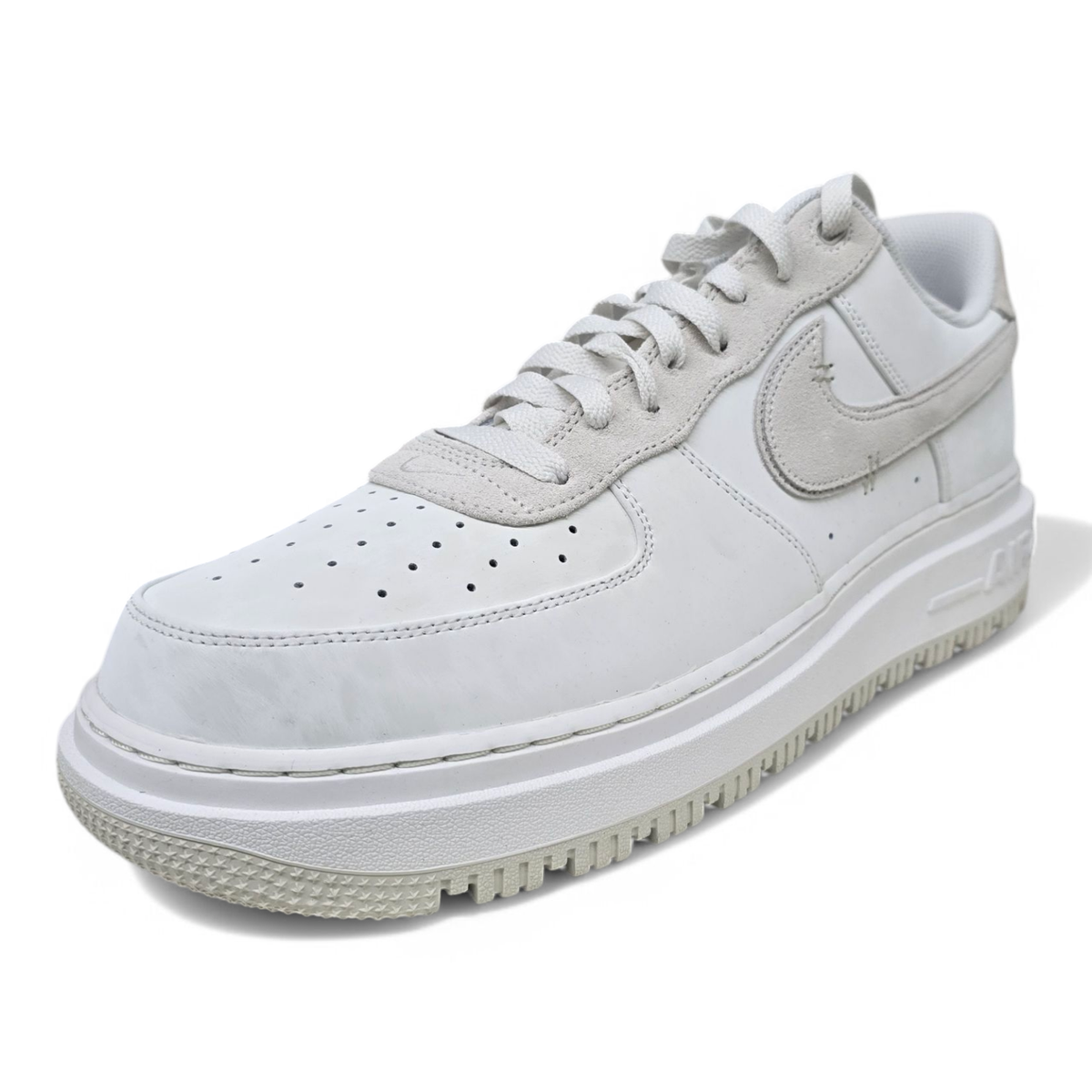 Nike Air Force Low Luxe Summit White Light Bone Trainers Boots