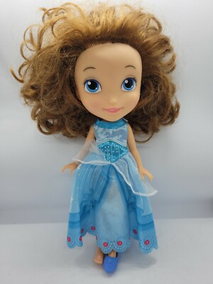 2018 Disney Jr Just Play Sophia the First Royal Crystal Dress 93202 doll 11'' 