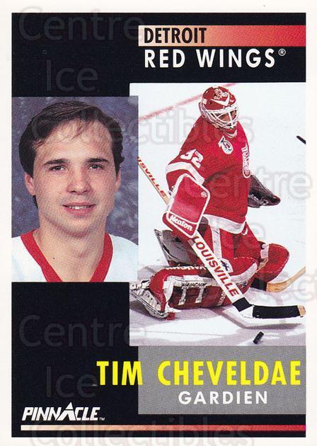 1991-92 Pinnacle French #21 Tim Cheveldae