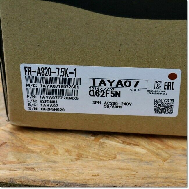 1PC Mitsubishi FR-A820-7.5K-1 FRA8207.5K-1 Inverter New Expedited