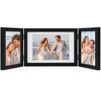 Bilderrahmen Collage Schwarz Holz Fotorahmen 3 Fotos 10X15 13X18 Hochzeitset