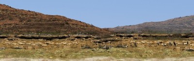HA51100 - Rorke s Drift: Panoramic View Behind the Mission Sta  - Hudson & Allen