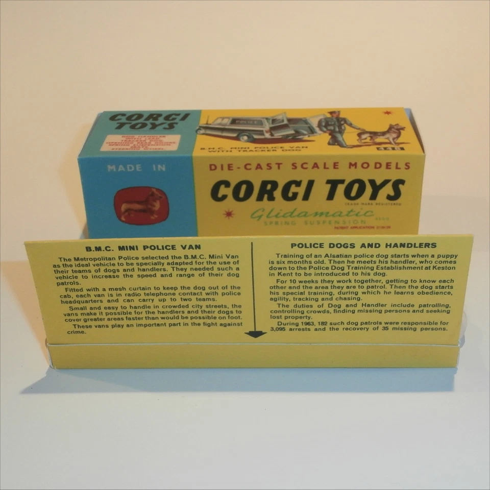 Corgi Toys  448 Mini Police Van Repro Box - Image 3 of 4