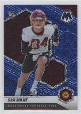 2021 Panini Mosaic Rookies No Huddle Blue Prizm 61/75 Dax Milne #400 1my2
