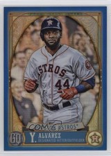 2021 Topps Gypsy Queen Box Topper Chrome Blue Refractor 38/99 Yordan Alvarez o7m