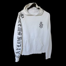 Taylor Swift Reputation Stadium Tour Pullover Hoodie White Snake Small