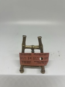 1964 Worlds Fair Ticket Belgian Village Rare!