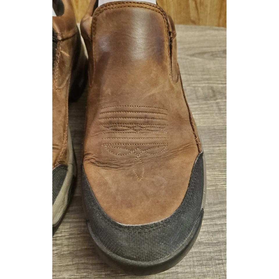 Zapatos mocasines sin cordones Ariat Rockwood para hombre talla 10 marrón Foto 3 de 4