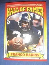1990 Score - Franco Harris #595 HOF