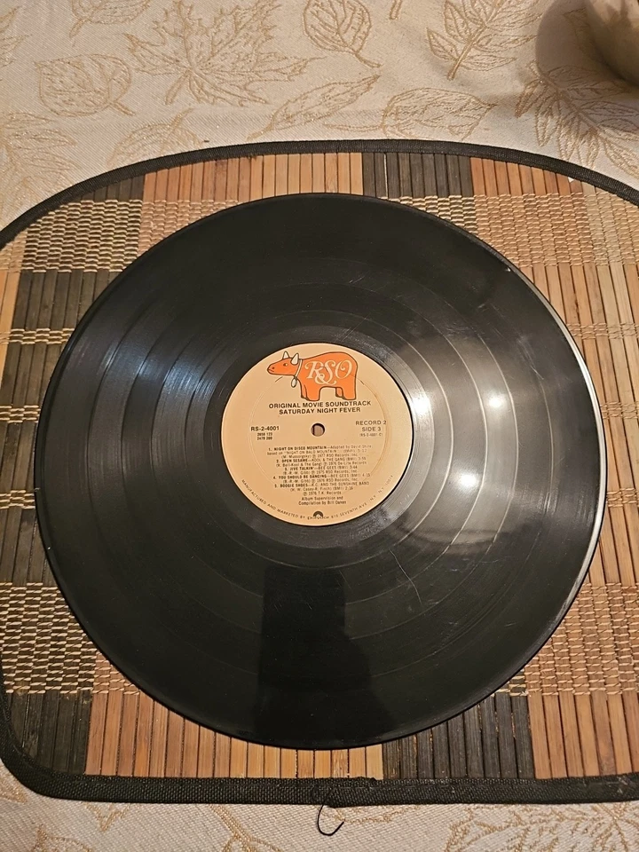 Saturday Night Fever - Original Movie Sound Track 2LP (RSO RS-2-4001) Hollywood Foto 3 de 4