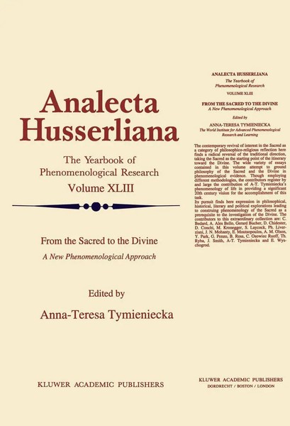 Anna-Teresa Tymieniecka | From The Sacred To The Divine | Taschenbuch | Englisch-image