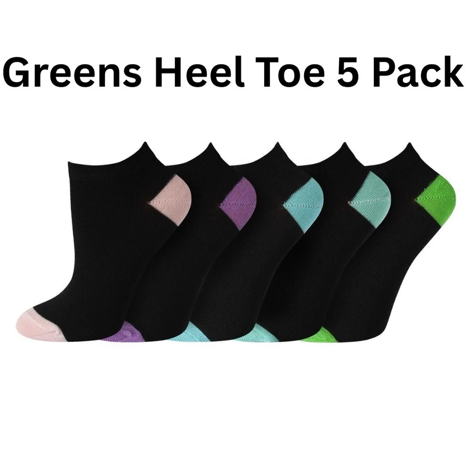 Womens 5 Pack Trainer Liner Invisible Socks Low Cut Ankle Sport Work Cotton Rich - Image 3 of 4