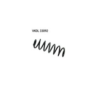 Fahrwerksfeder SKF Vkdl 33092 FüR Renault, Hinterachse
