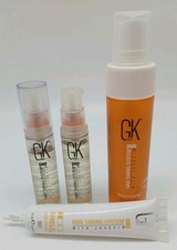 GK Hair Taming System With Juvexin SHIELD ADDITIVE, SERUM, VolumizeHer LOT OF 4