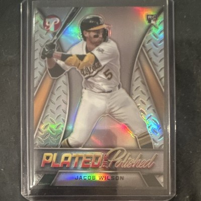 Topps Pristine 2025 Jacob Wilson PP-25 Oakland Athletics Plated & Polished