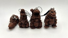 Bandai Gashapon Godzilla Netsuke Mascot Straps Set of 4 Japan Keychain Charm
