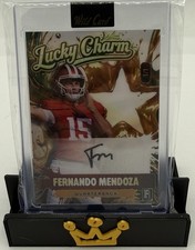 Fernando Mendoza Auto Wild Card Lucky Charm 1/1 Rookie QB SSP