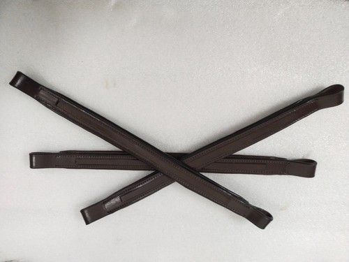 Lot 10 x 1 bandeau cheval cuir canal vide toutes tailles et formes (12 et 14 mm) - Photo 11/20
