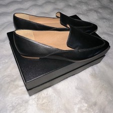 Madewell The Francis Skimmer Loafer Women's Size 8.5 Black Leather Slip On