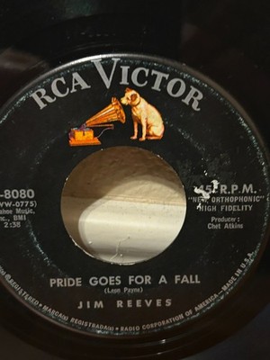 Jim Reeves MISPRINT - I'm Gonna Change Everything/ Pride Goes Before a Fall 45
