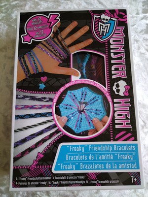 Monster High Freaky Freundschaftsarmbänder Set ergibt 12 Alter 7+ Neu in OVP 