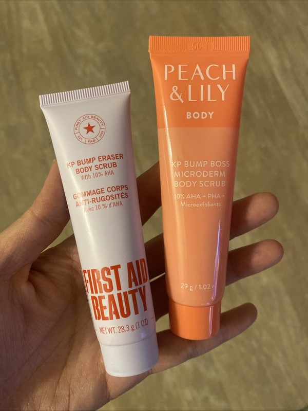 Peach & Lily KP Bump Boss First Aid Beauty KP Eraser Body Scrub NEW
