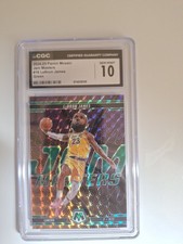 2024-25 Panini Mosaic - Jam Masters LeBron James #16 Green Mosaic Prizm