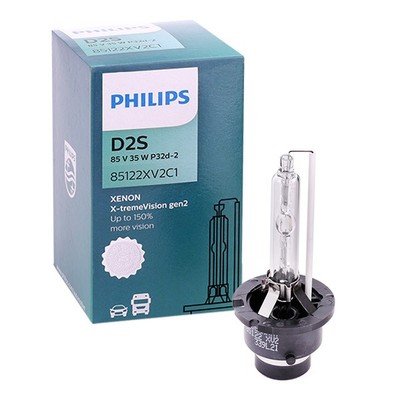 1x PHILIPS Xenon X-tremeVision gen2 D2S Glühlampe Fernlicht 85V 35W 4800K P32d-2