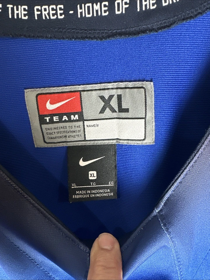 2018 PyeongChang USA Olympic Hockey Jersey Royal Blue Size Extra Large - Image 3 of 4