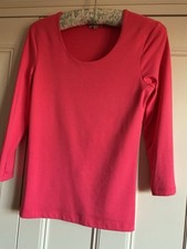 Kettlewell Scoop Neck Stretch Top ¾ Length Sleeves Size XS/8UK NWOT RRP £39