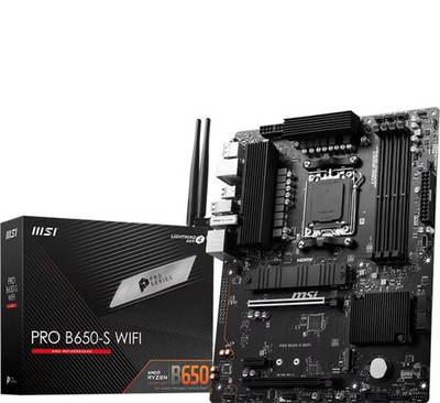 MSI Pro B650-S WiFi Mainboard, ATX - für Les Prozessoren AMD Ryzen 9000, 8000 &
