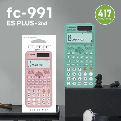 Portable 991ES Plus-2nd Edition Scientific Calculator Mathematics Study Tool