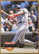 Javy Lopez 1994 Pinnacle Rookie Prospect Card #239 Braves MLB RC Free Shipping. rookie card picture
