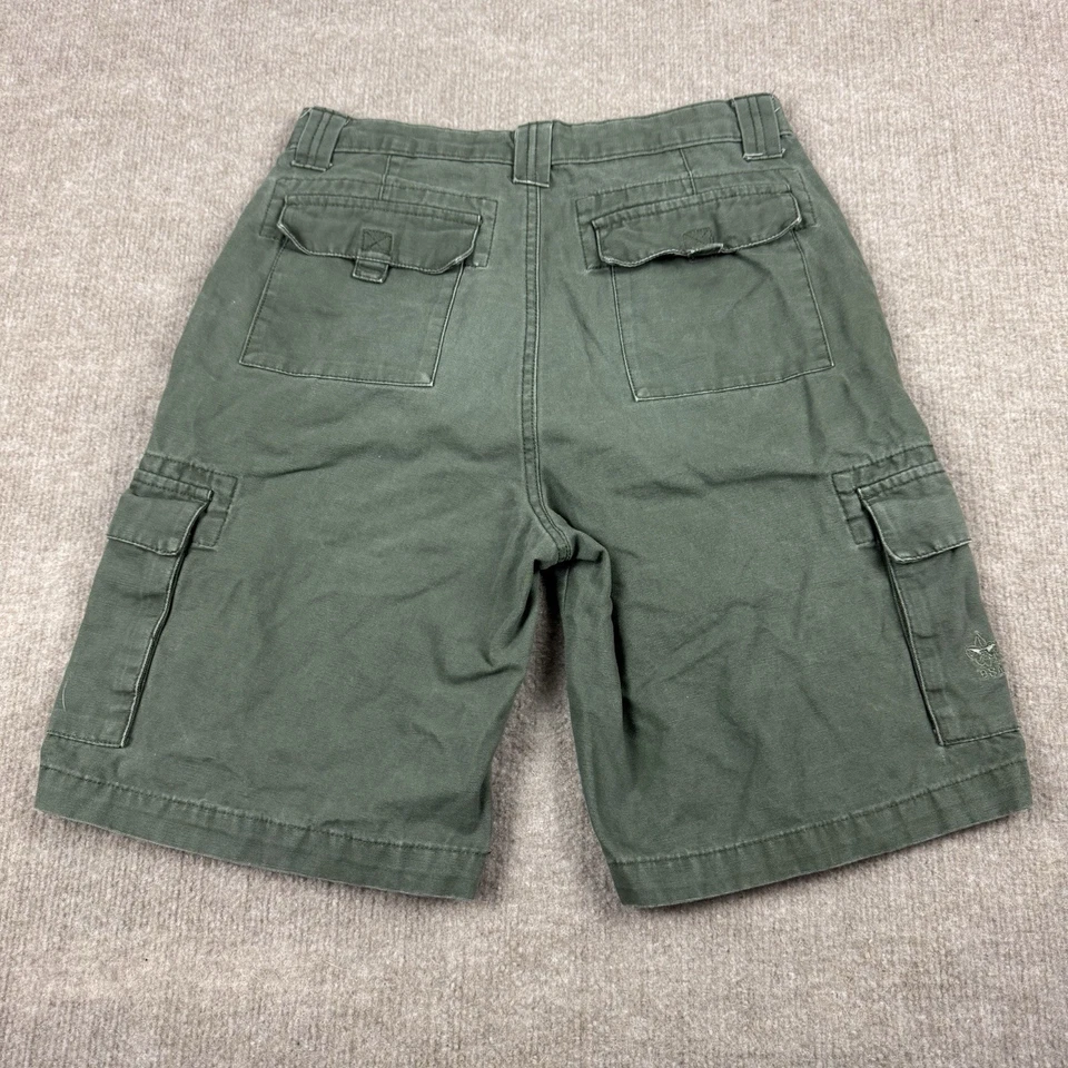Boy Scouts of America Uniform Shorts Youth Size 18 Army Green Cargo Utility 28x9 - Image 3 of 4