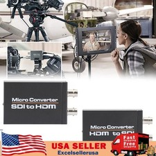 1 port to 2 1080P SDI to HDM SDI Mini HD Video Switcher Micro Audio Converter