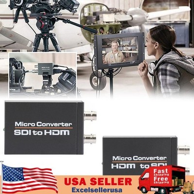 1 port to 2 1080P SDI to HDM + SDI Mini HD Video Switcher Micro Audio Converter
