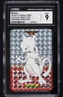 1996 Bandai Carddass Mewtwo Prism Holo Red #150 Pokemon Part 2 CGC 9 Mint