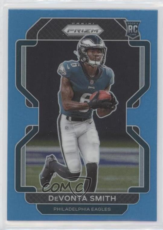2021 Panini Prizm Rookie Light Blue Prizm DeVonta Smith #335 0a21
