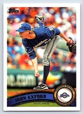 John Axford 2011 Topps #591 Milwaukee Brewers