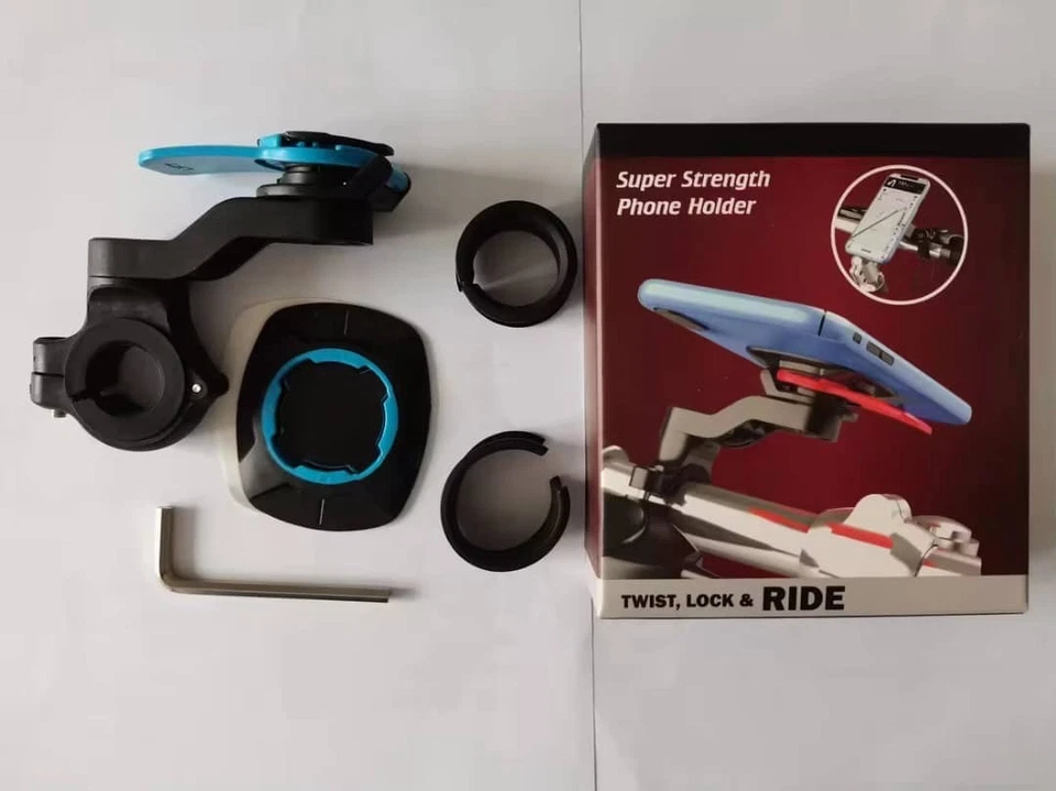 Supporto Manubrio Per Moto Telefoni Cellulari iPhone E Samsung - Immagine 2 di 2