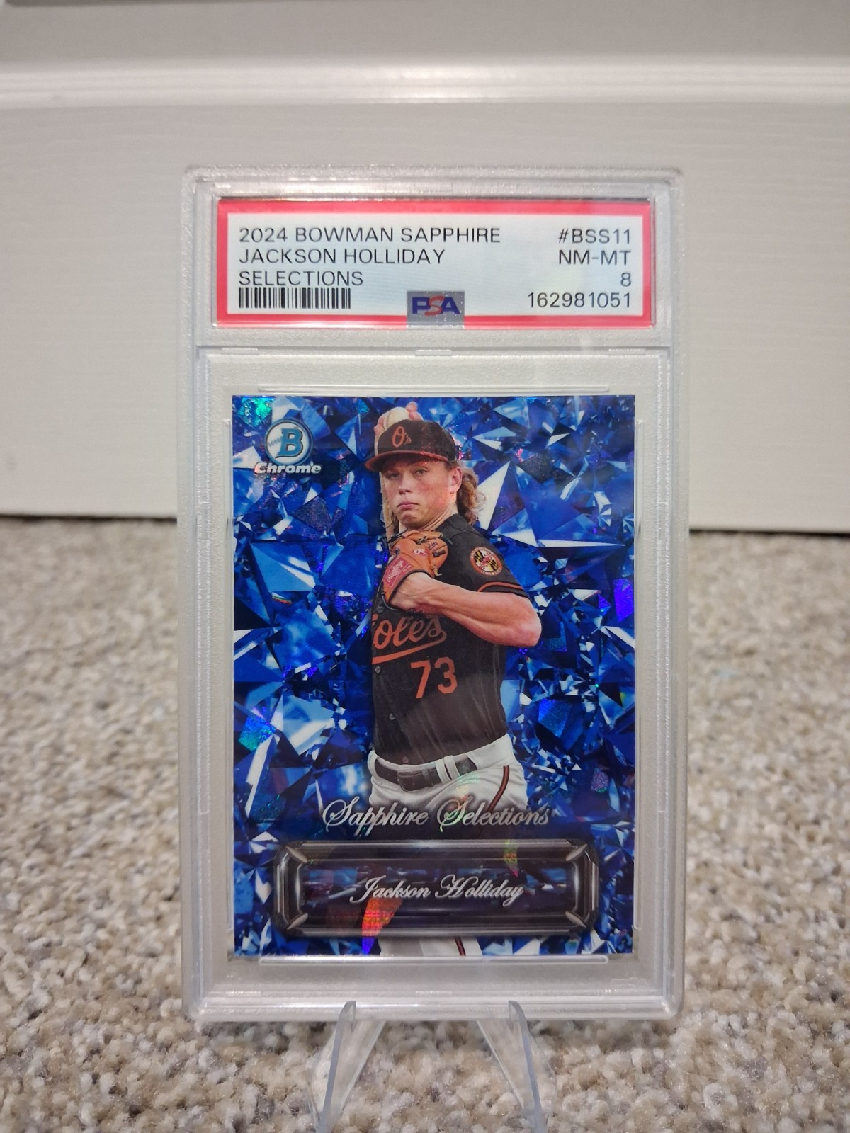 2024 Bowman Sapphire Jackson Holliday Selections Psa 8