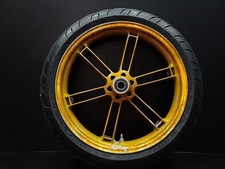 Rueda delantera BUELL XB12R Firebolt 2006 OEM genuina usada BU-L-079 pieza de motocicleta