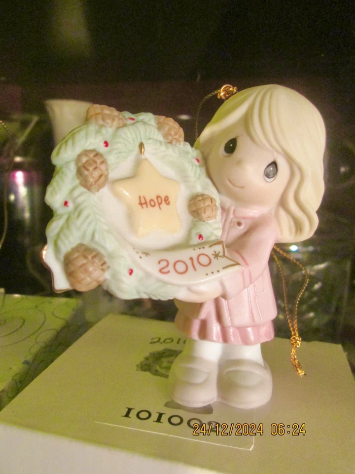 Lote de 4 Adornos Navideños Preciosos Momentos Vintage EN CAJA '96-2010 ¡ENVÍO GRATUITO! Foto 4 de 4