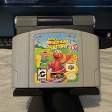 Elmo’s Number Journey Nintendo 64 N64 Authentic Original Cartridge Tested Workin