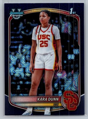 2025 Bowman Chrome 1st Kara Dunn #BCP-71 Navy Mojo Refractor /175